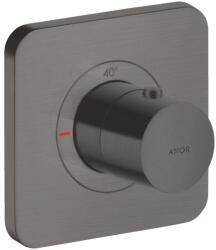 Hansgrohe Citterio E Falsík alatti termosztátos modul, szálcsiszolt fekete króm 36702340 (36702340)