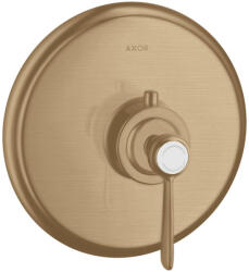 Hansgrohe Montreux termosztátos Highflow falsík alatti zuhanycsaptelep 16824 000 (16824000), szálcsiszolt bronz 16824140 (16824140)