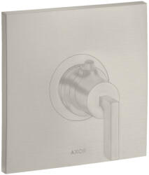 Hansgrohe Citterio Highflow falsík alatti termosztátos csaptelep színkészlet, fordítókarral, rozsdamentes acél 39711800 (39711800)