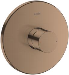 Hansgrohe Uno Zuhanykeverő Zero fogantyúval, krómozott, szálcsiszolt vörös arany 45605310 (45605310)