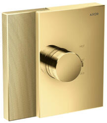 Hansgrohe Edge Highflow rejtett termosztát, króm/gyémántcsiszolással, polírozott arany 46741990 (46741990)