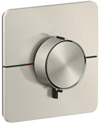 Hansgrohe ShowerSelect ID Termosztatikus csaptelep falsík alatti beépítéshez, HighFlow, rozsdamentes acél 36775800 (36775800)