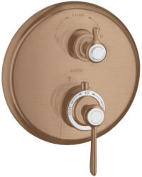 Hansgrohe Montreux falsík alatti termosztát, szálcsiszolt vörös arany 16821310 (16821310)