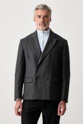 Trussardi férfi blézer gyapjúval - szürke 50