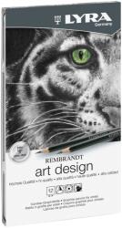 LYRA Rembrandt Art Design Set creioane grafit Mix 12 buc (L1111120)