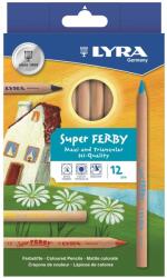 LYRA Super Ferby Nature Set creioane colorate Mix 12 buc (L3711120)