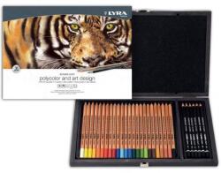 LYRA Rembrandt Polycolor Wooden Box Set creioane colorate Mix 30 buc (L2004002)