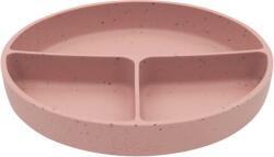 KikkaBoo Osztott tányér tapadókoronggal Platinum Silicone Változat: Blush