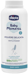 Chicco Baby Moments gyermek testápoló púder kaolinnal és kukoricakeményítővel, 99% természetes eredetű összetevő, 130 g