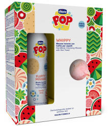 Chicco Hab hajra és testre POP Vanilla Fluffy 200ml hajtörölközővel