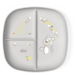 Chicco Osztott tányér grey 12h+
