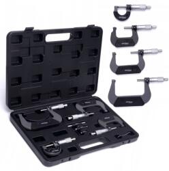 Kraft&Dele Mikrométer Szett Külső Mikrométer Nóniusz 4DB 0-100MM KD10443 (KD10443)