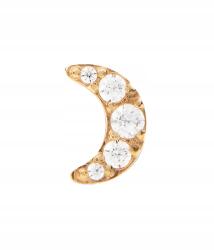 Daniel Wellington Fülbevaló Daniel Wellington Crystal Moon Stud Gold (DW00400865)
