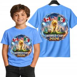 StukanDesign Gyerek Póló Unisex Kék Világbajnokság World Cup [s] 128cm