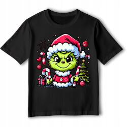 StukanDesign Gyerek Póló Grinch Grincz Mikulás Mese Ajándék [s] 128cm