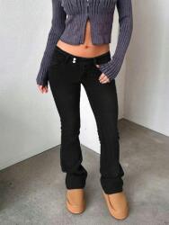 Shein Fekete Farmer Nadrág Q6H S06__S
