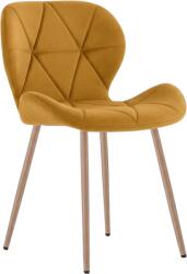  Scaun de masa MANGO VELVET, mustar