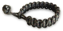 WARAGOD Ilmë brățară paracord cu închizătură reglabilă, camo green (WAR0073027)