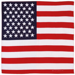 MFH bandană bumbac, steag USA, aprox. 55 x 55 cm (16403Q)