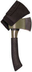 Mil-Tec topor SURVIVAL din oțel integral cu husă nylon, oliv (15506000)