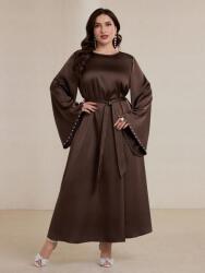 Shein Szatén Maxi Ruha Megkötős 4G8 S06__50