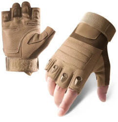 DRAGOWA Tactical Pine short mănuși tactice, kaki (DRG080.Khaki.M)