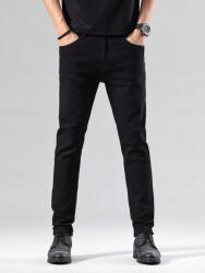 Shein Fekete Csőnadrág Farmer Rlw S06__W29