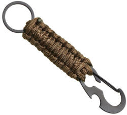 WARAGOD Sanya paracord survival breloc multifuncțional 4 în 1, coyot (WAR0073030)