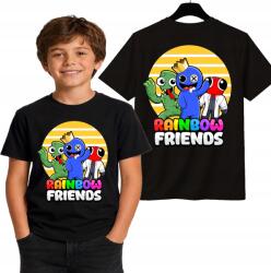 StukanDesign Gyerek Póló Unisex Fekete Roblox Rainbow Friends [s] 128cm