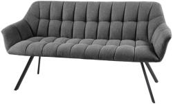 Invicta interior Banca PAPILLON 165 cm, tesatura plata, antracit (44529)