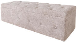 Invicta interior Banca EXTRAVAGANCIA 140 cm, tesatura boucle, culoare sampanie-greige (44247)