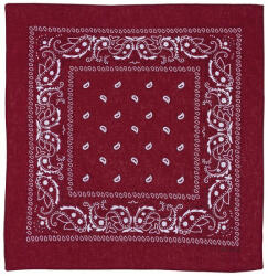 MFH bandană bumbac, bordo-negru, aprox. 55 x 55 cm (16403D)