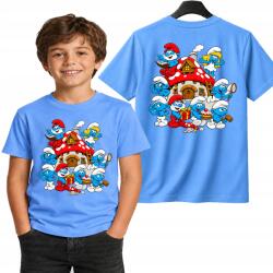 StukanDesign Gyerek Póló Unisex Kék Hupikék Törpikék Film Mese The Smurfs [M] 140cm
