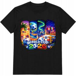 StukanDesign Gyerek Póló Fekete World Cup Világbajnokság 2026 [M] 140cm