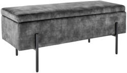 Invicta interior Dulap pentru banca LOFT 100 cm, gri catifelat (44328)