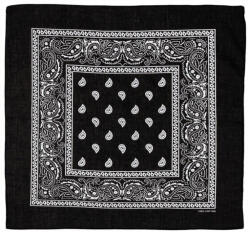 MFH bandană bumbac, neagră-alb, aprox. 55 x 55 cm (16403A)