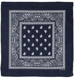 MFH bandană bumbac, bleumarin-alb, aprox. 55 x 55 cm (16403G)