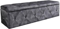 Invicta interior Banca EXTRAVAGANCIA 140 cm din microfibra, gri antic (44425)