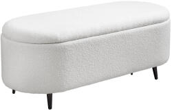 Invicta interior Banca VOQUE 110 cm tapitata cu spatiu de depozitare, albastru boucle (45255)
