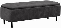 Invicta interior Comoda EN VOGUE 120 cm cu spatiu de depozitare, gri catifelat (47654)