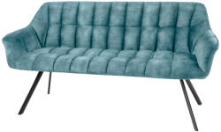 Invicta interior Banca PAPILLON 165 cm din catifea verde-albastrui (44528)