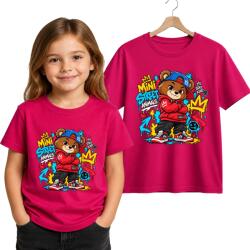  Gyerek Póló Rózsaszín Mackó Street Cool Animals M 140cm