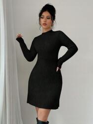 Shein Fekete Ruha Térdig Érő Hue S06__S