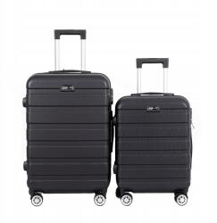 AGA Travel Utazási bőröndkészlet MR4687 Fekete (MR4687 - Black)