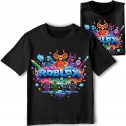 StukanDesign Gyerek Póló Fekete Roblox Játék Robloks Karakterek [L]