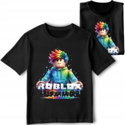 StukanDesign Gyerek Póló Fekete Roblox Játék Színes Robloks Figura [XL]