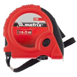 Sparta Mérőszalag autostop gumírozott 7.5m x 25mm (310017)