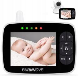  Bébiőr Elektronikus Burnnove 3, 5" Monitor LCD Képernyő Éjjellátó Szett (f21f)