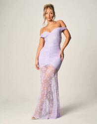 Missguided Lila Maxi Ruha Csipke Nyitott Hát S09__XS