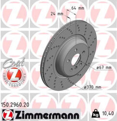  ZIMMERMANN féktárcsa 150.2960. 20